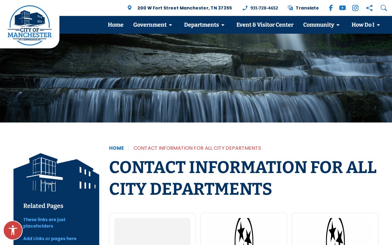 Manchester warrant records: police and city department contact routing